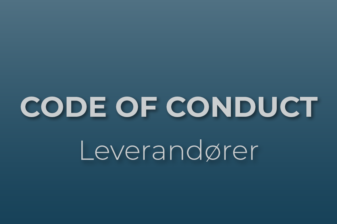 Code of conduct - leverandører
